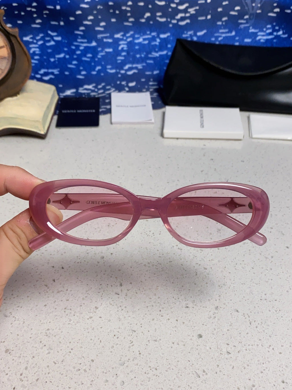 Gentle Monster BANDON Round Red Lens Sunglasses for Men & Women - detail image 4