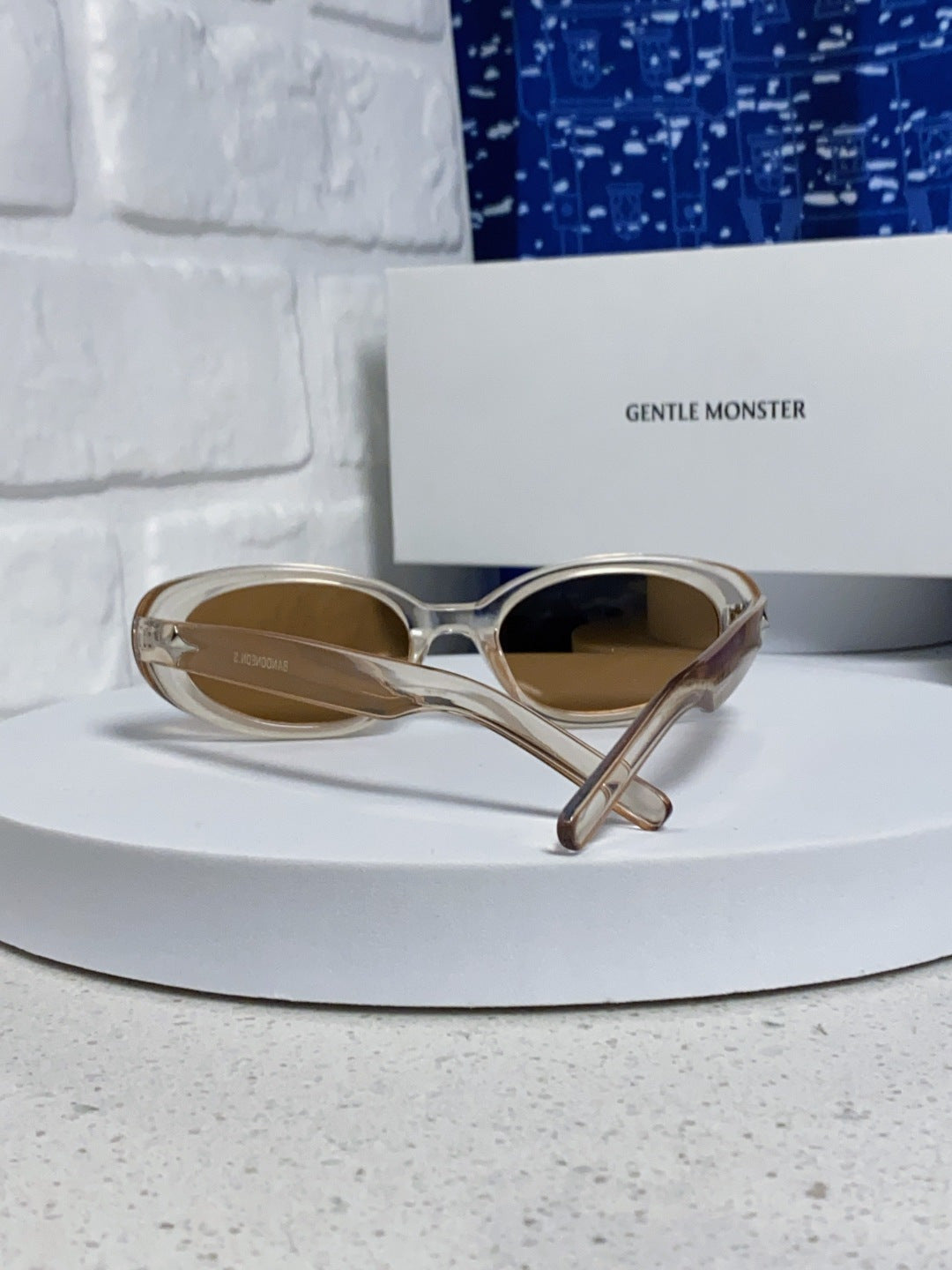 Gentle Monster BANDON Round Brown Lens Sunglasses for Men & Women - 416462 - detail image 3