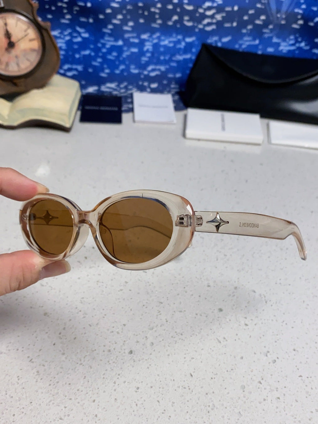 Gentle Monster BANDON Round Brown Lens Sunglasses for Men & Women - 416462 - detail image 6