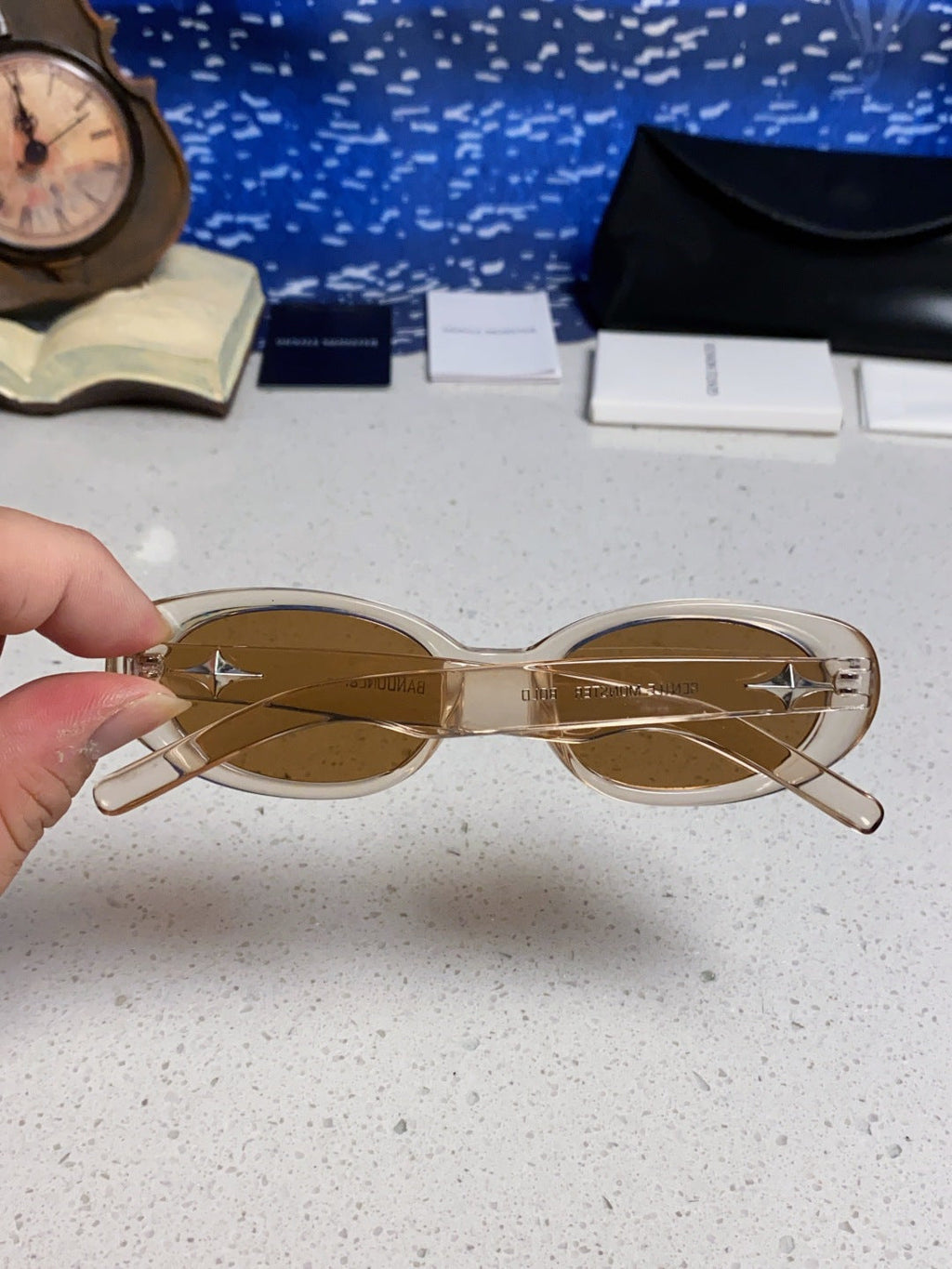 Gentle Monster BANDON Round Brown Lens Sunglasses for Men & Women - 416462 - detail image 5