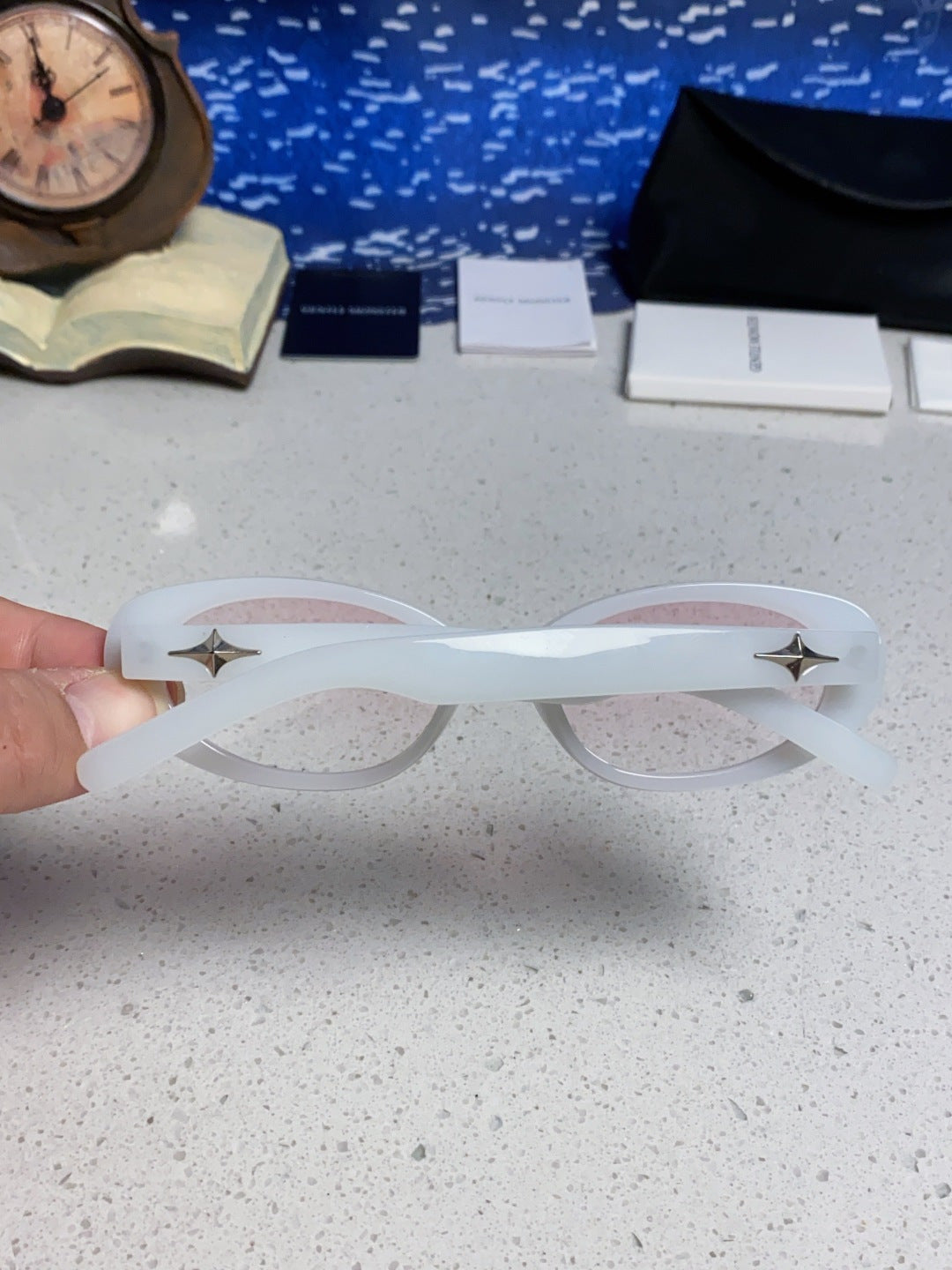 Gentle Monster BANDON Round Silver Lens Sunglasses for Men & Women - 449972 - detail image 5