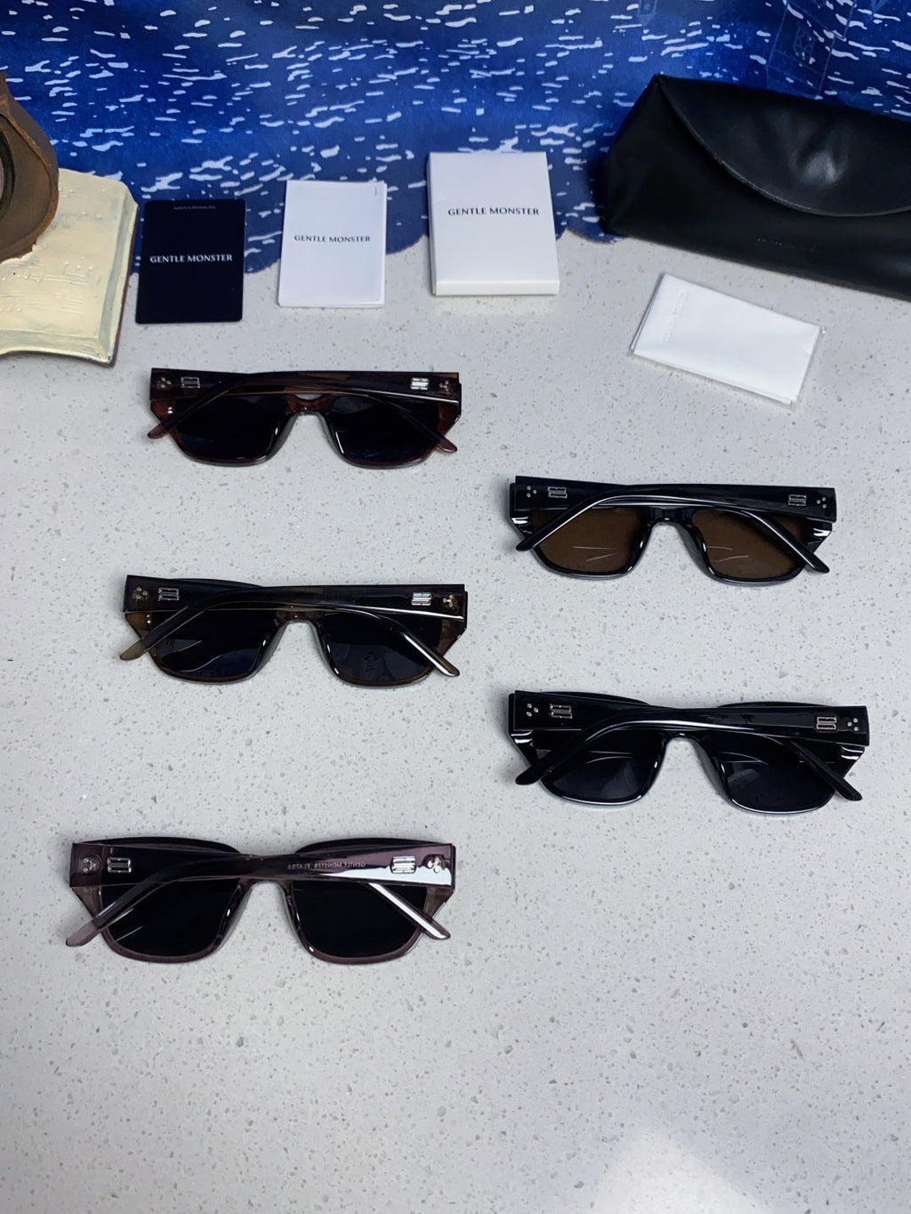 Gentle Monster TR1088 Square Silver Lens Sunglasses for Women - detail image 11