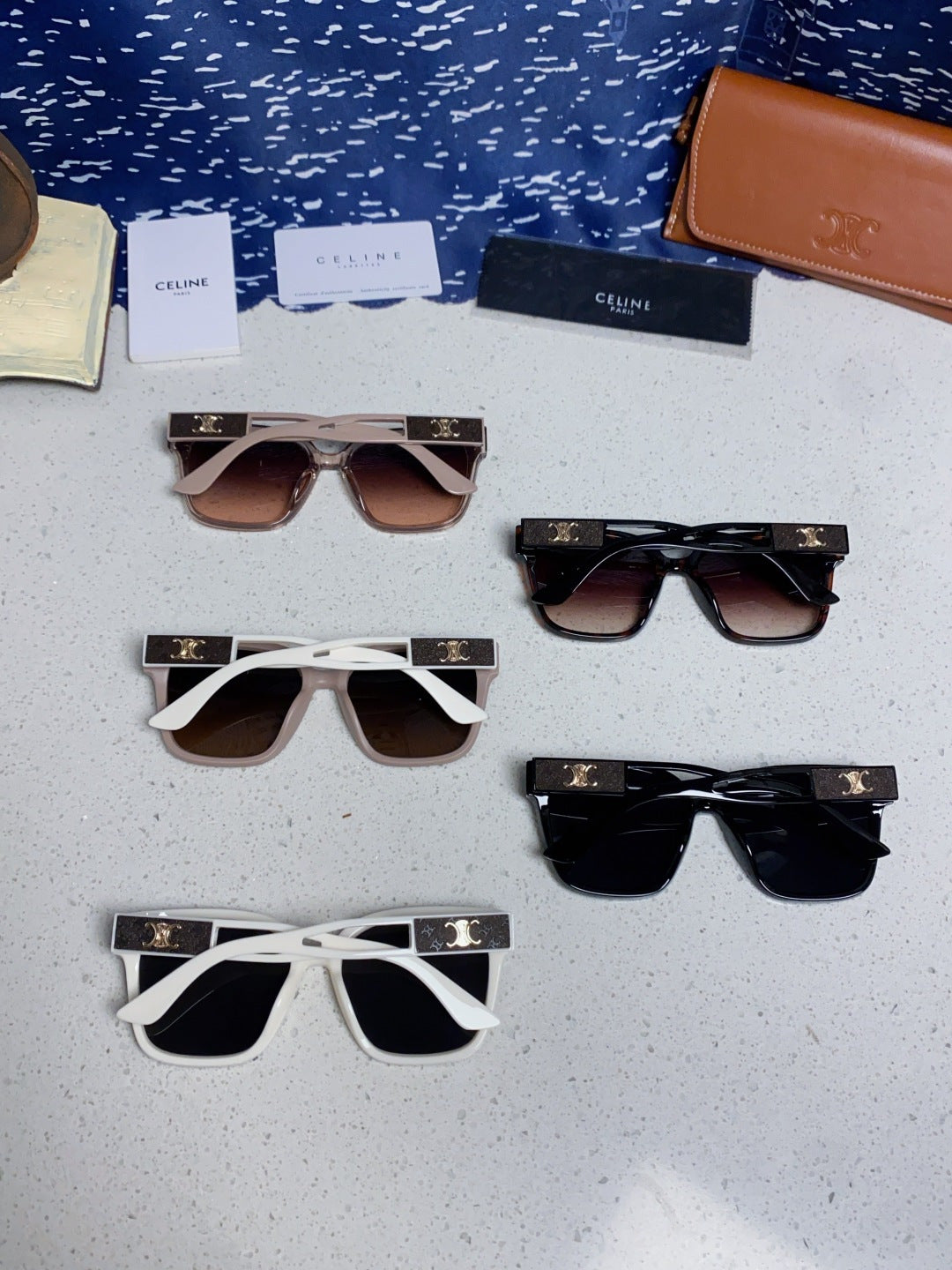 Celine Square Silver Lens Sunglasses for Women - 415625 - detail image 11