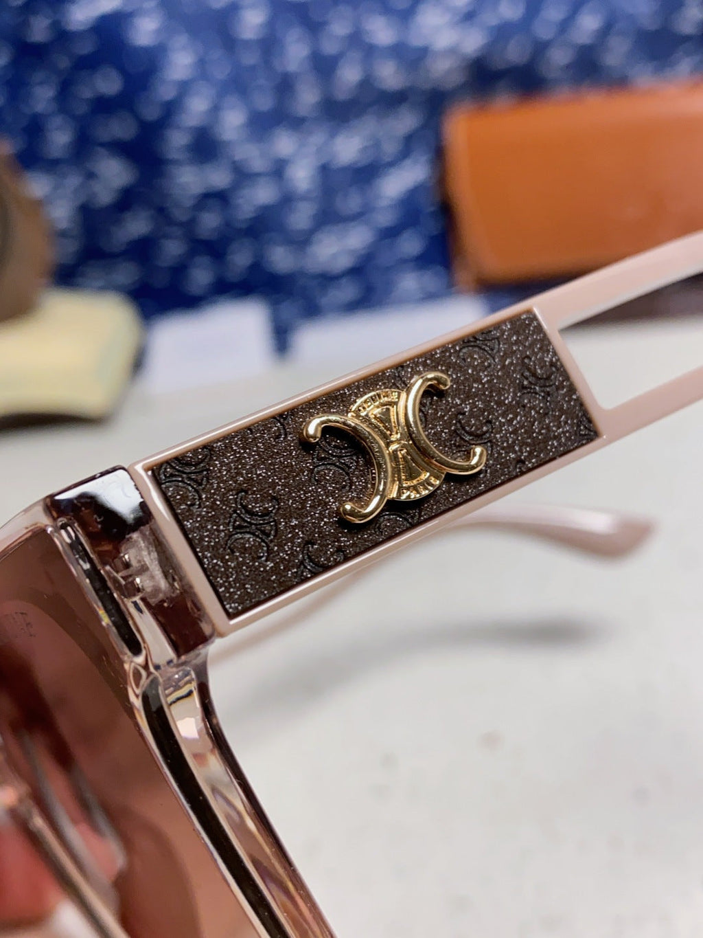 Celine Square Red Lens Sunglasses for Women - detail image 7
