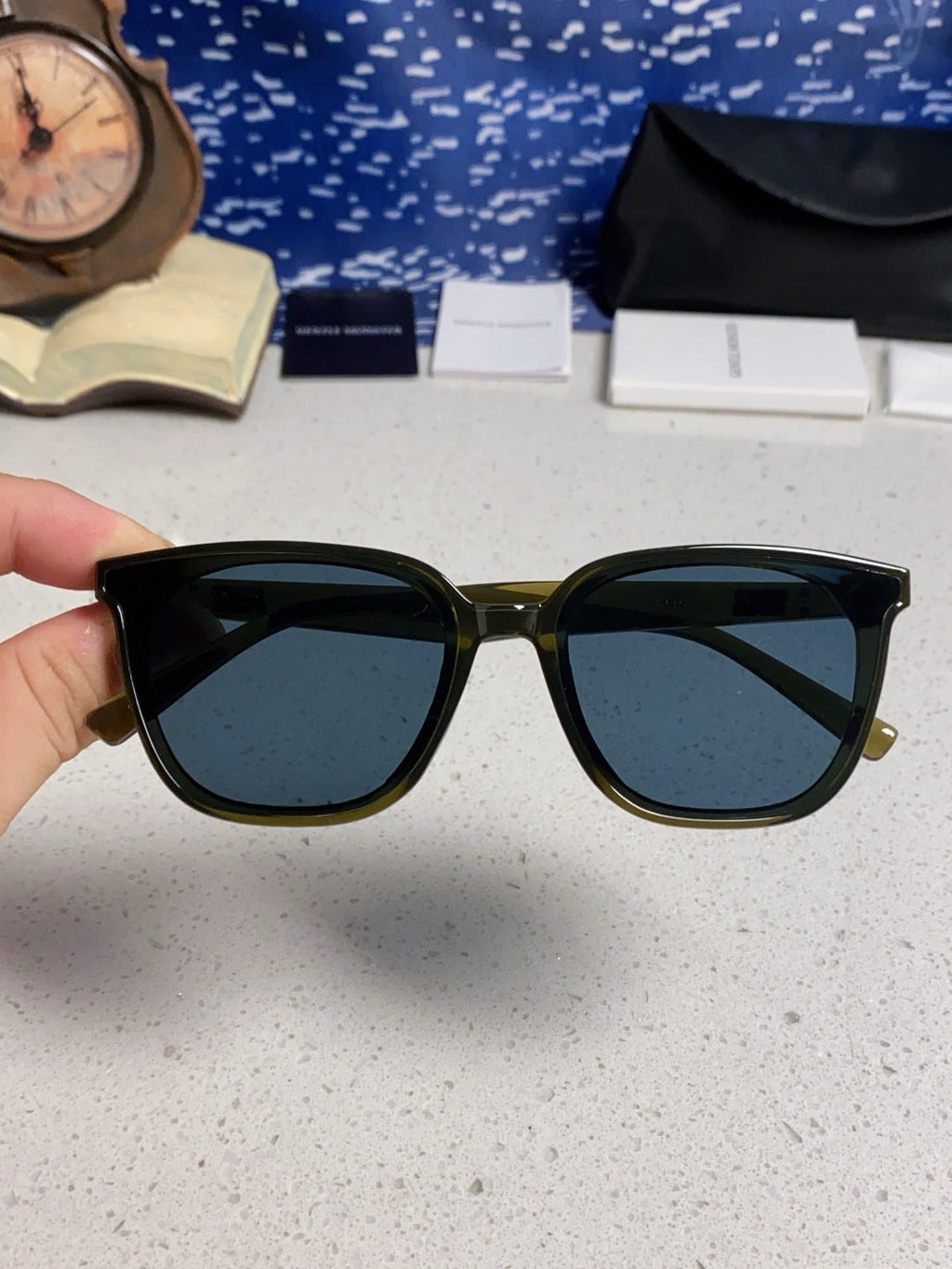 Gentle Monster TAM Polarized Fashion Black Lens Sunglasses for Men - 466375 - detail image 4