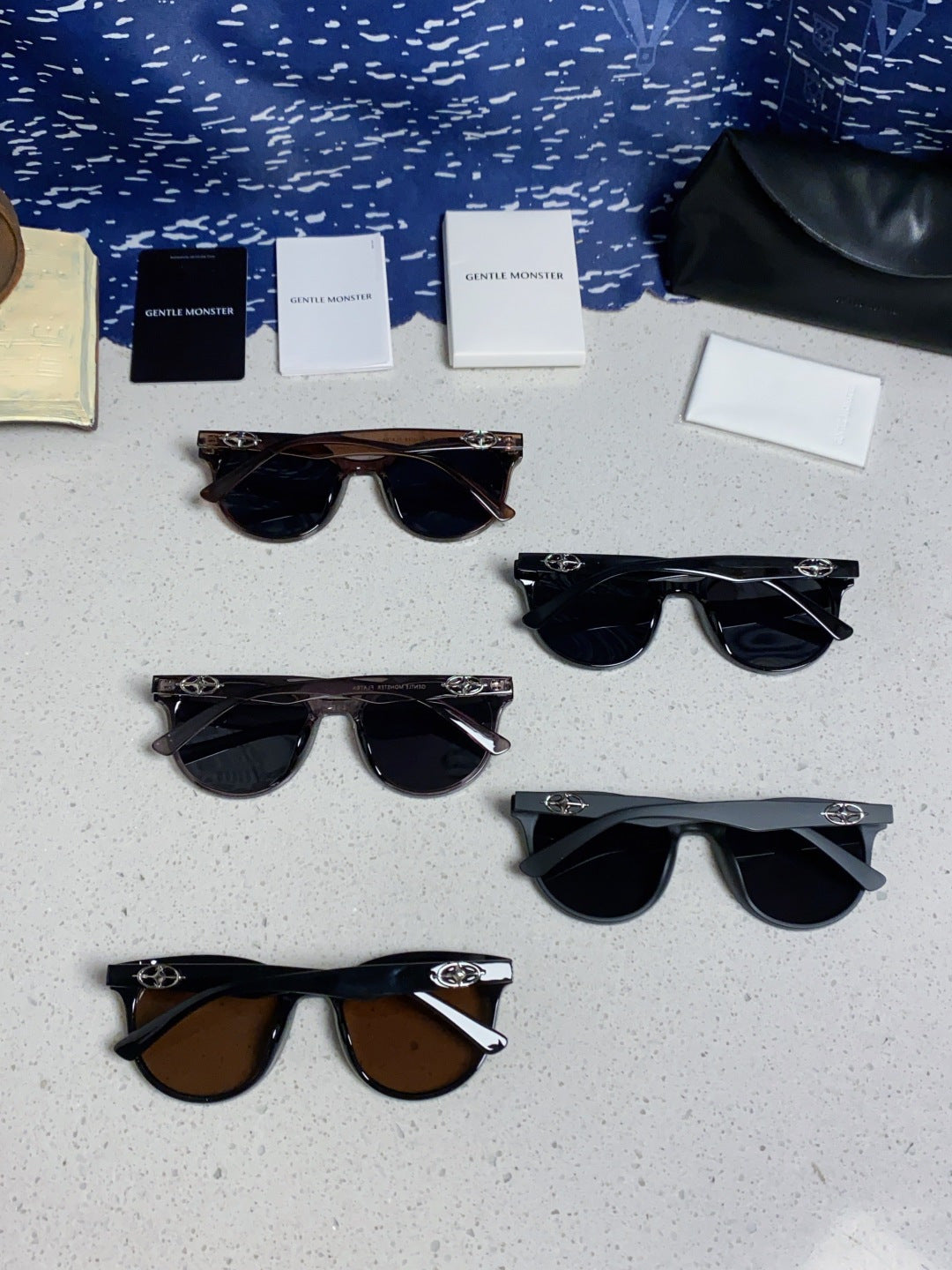 Gentle Monster TR1091 Round Black Lens Sunglasses for Men & Women - 416488 - detail image 11