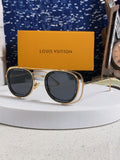 Louis Vuitton Round Black Lens Sunglasses for Men & Women - 493160