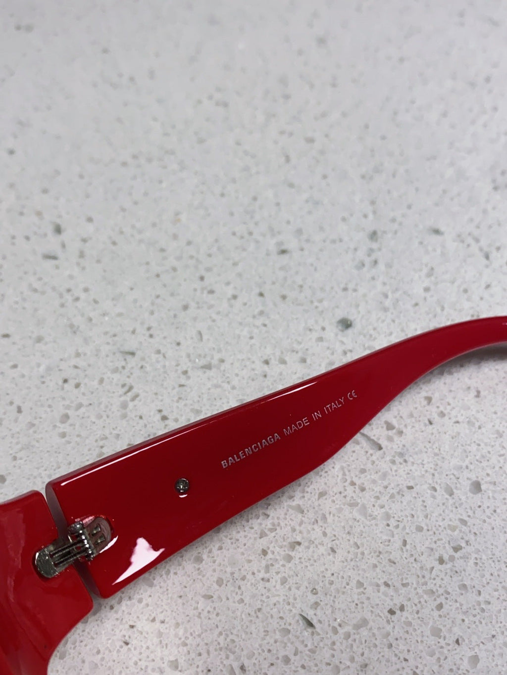 Balenciaga Oversized Red Lens Sunglasses for Women - 358630 - detail image 8
