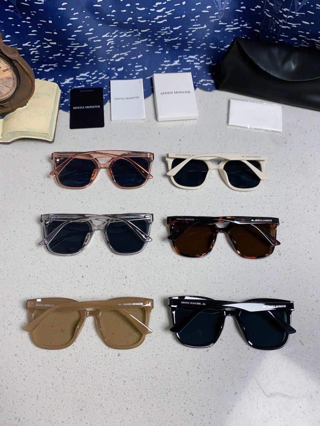 Gentle Monster RICK Polarized Oversized Black Lens Sunglasses for Men - 372608 - detail image 11