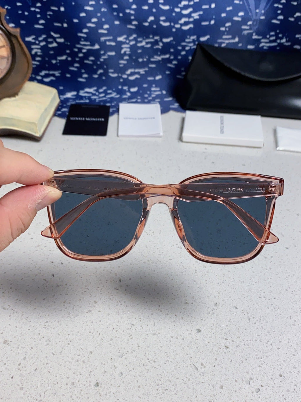 Gentle Monster RICK Polarized Oversized Black Lens Sunglasses for Men - 132654 - detail image 5