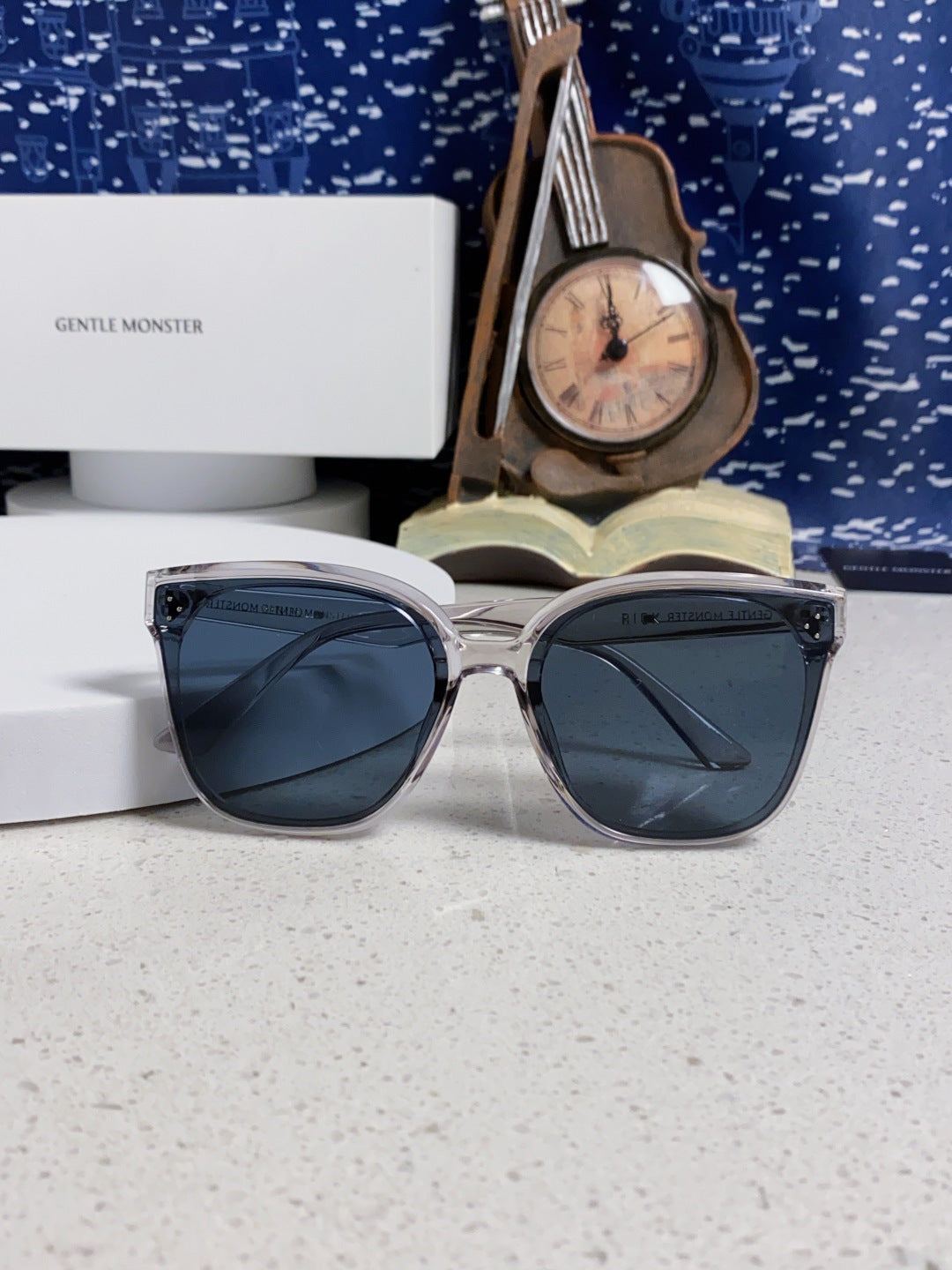 Gentle Monster RICK Polarized Oversized Black Lens Sunglasses for Men - 372609 - detail image 9