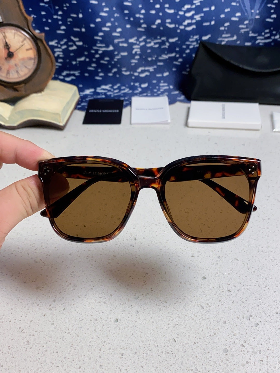 Gentle Monster RICK Polarized Oversized Brown Lens Sunglasses for Men - 132658 - detail image 4