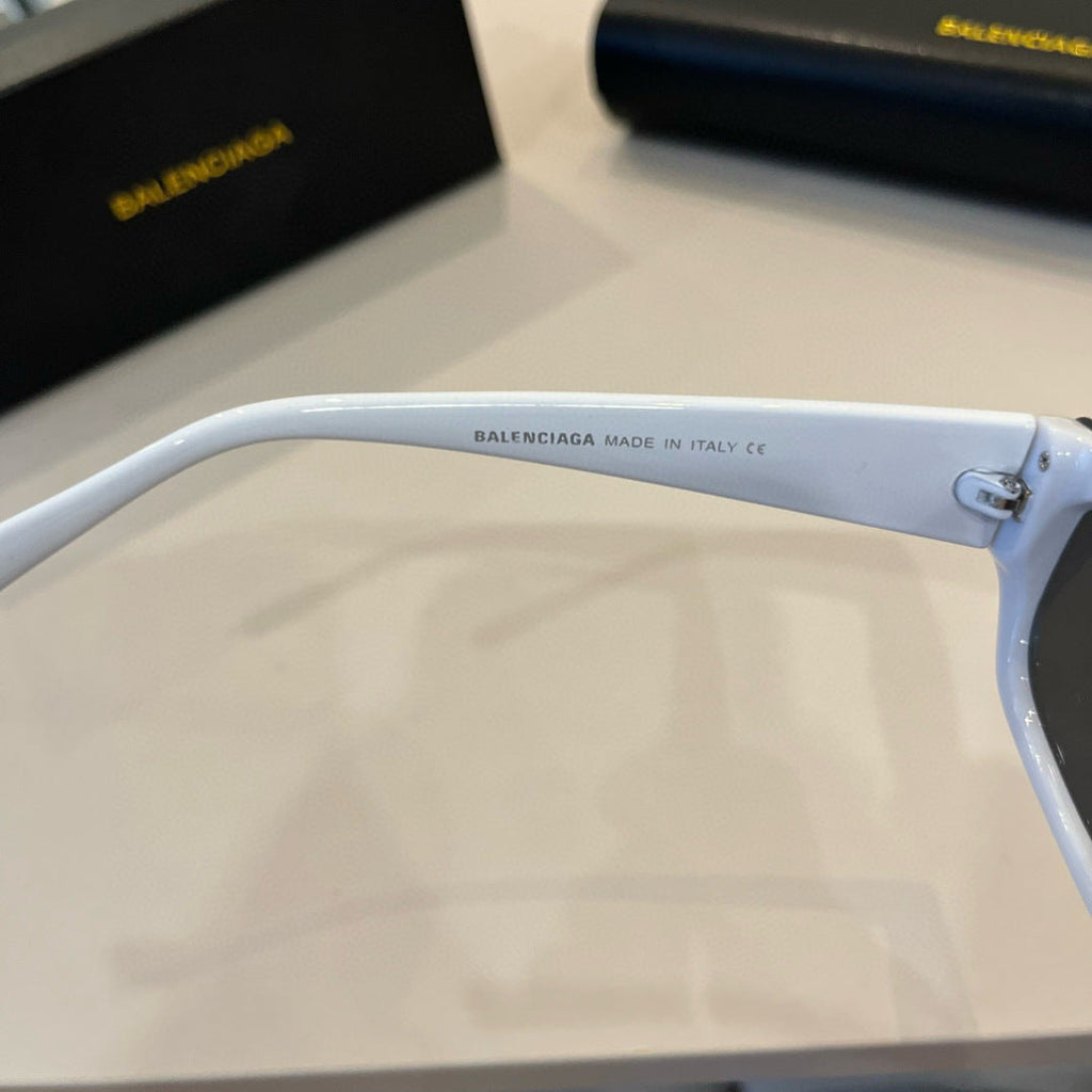 Balenciaga Rectangular Silver Lens Sunglasses for Men & Women - 372340 - detail image 8