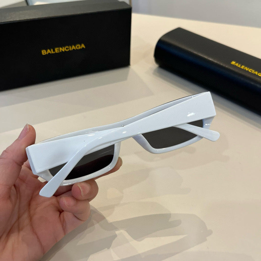 Balenciaga Rectangular Silver Lens Sunglasses for Men & Women - 372340 - detail image 9