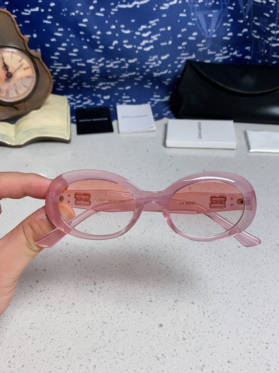 Gentle Monster Round Silver Lens Sunglasses for Men & Women - 399380 - detail image 4