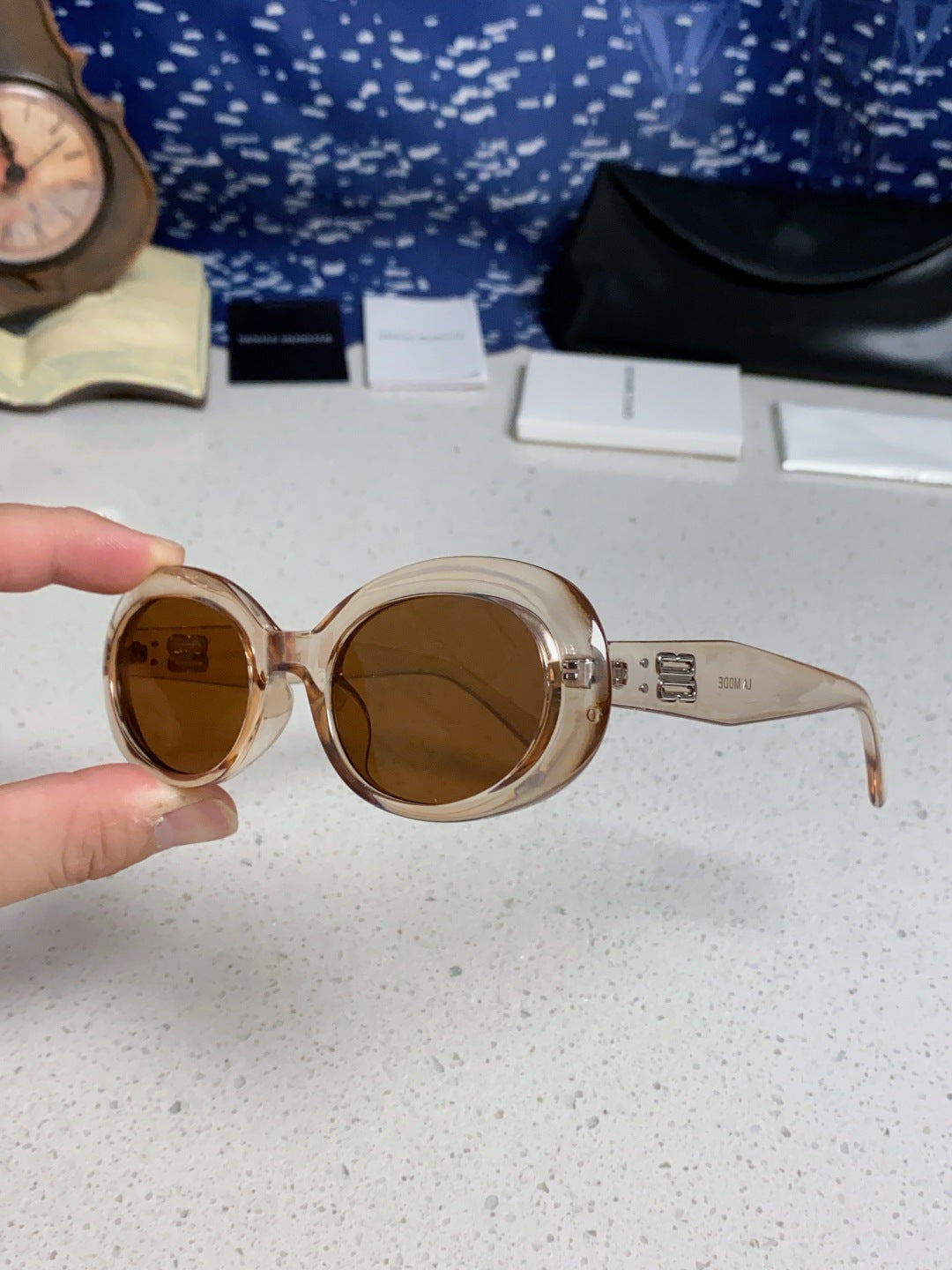 Gentle Monster Round Brown Lens Sunglasses for Men & Women - 399381 - detail image 6