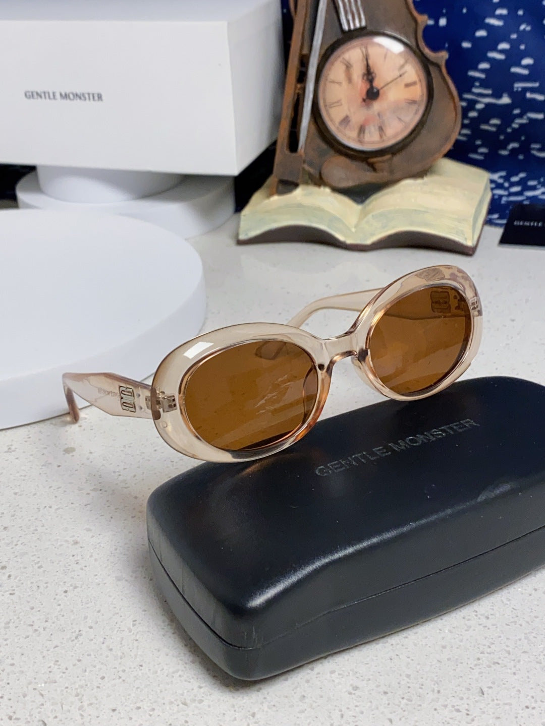Gentle Monster Round Brown Lens Sunglasses for Men & Women - 399381 - detail image 10