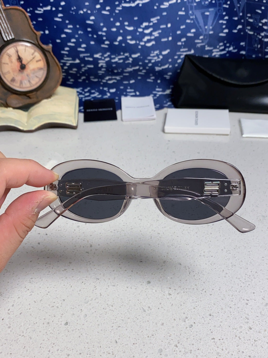 Gentle Monster Round Silver Lens Sunglasses for Men & Women - 399382 - detail image 5