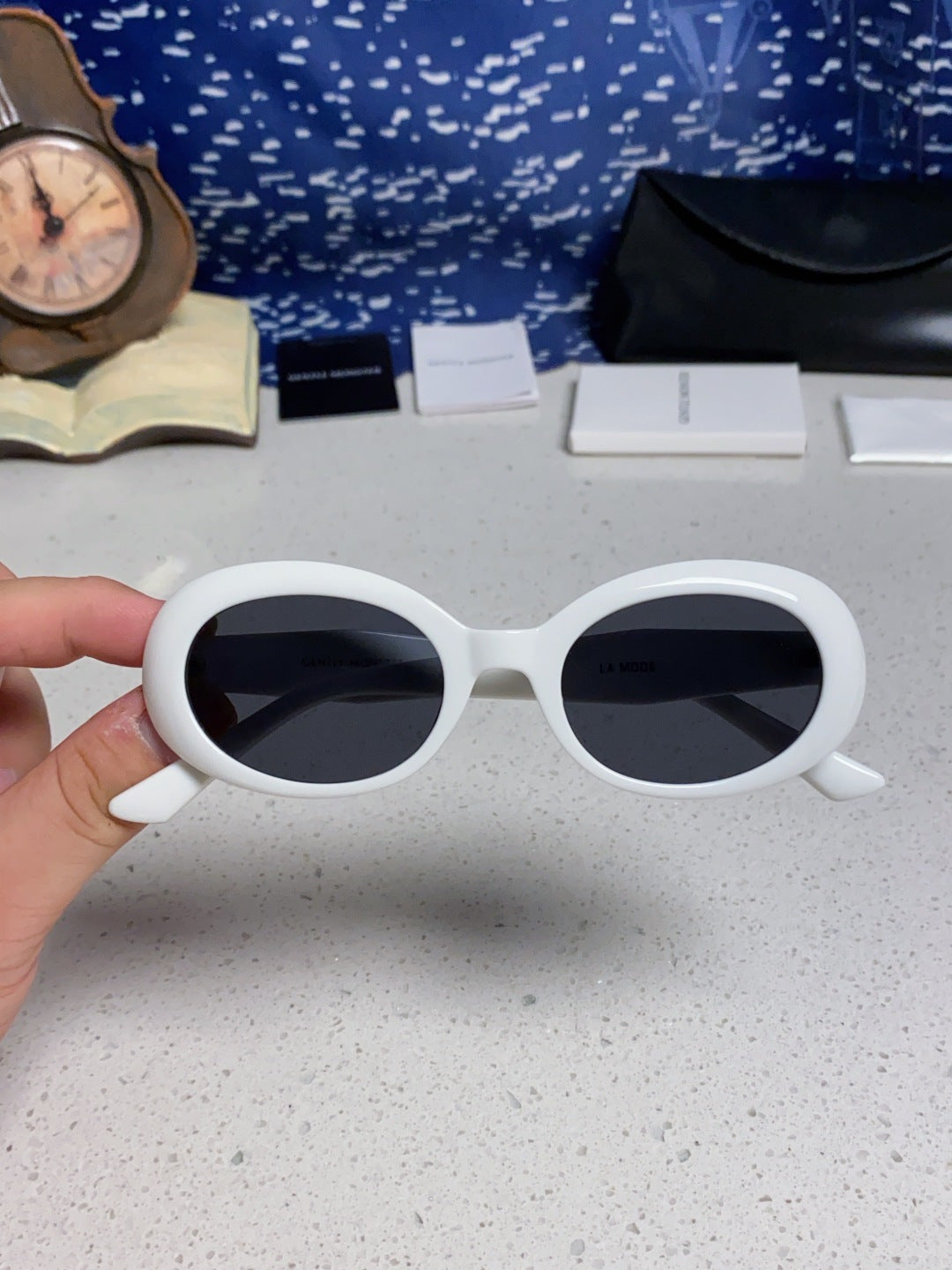 Gentle Monster Round Silver Lens Sunglasses for Men & Women - detail image 4