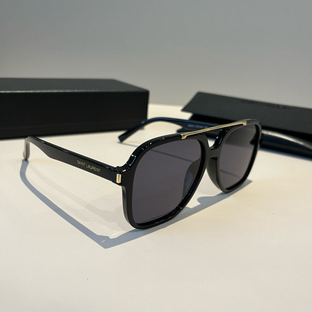 Saint Laurent Fashion Black Lens Sunglasses for Men & Women - 486912