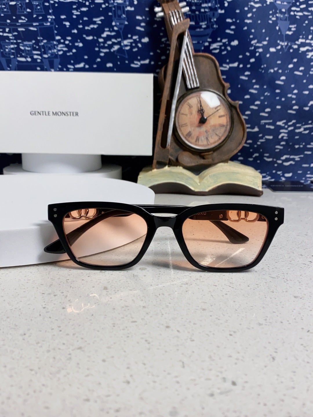 Gentle Monster XOXO Square Brown Lens Sunglasses for Men & Women - 867256 - detail image 9