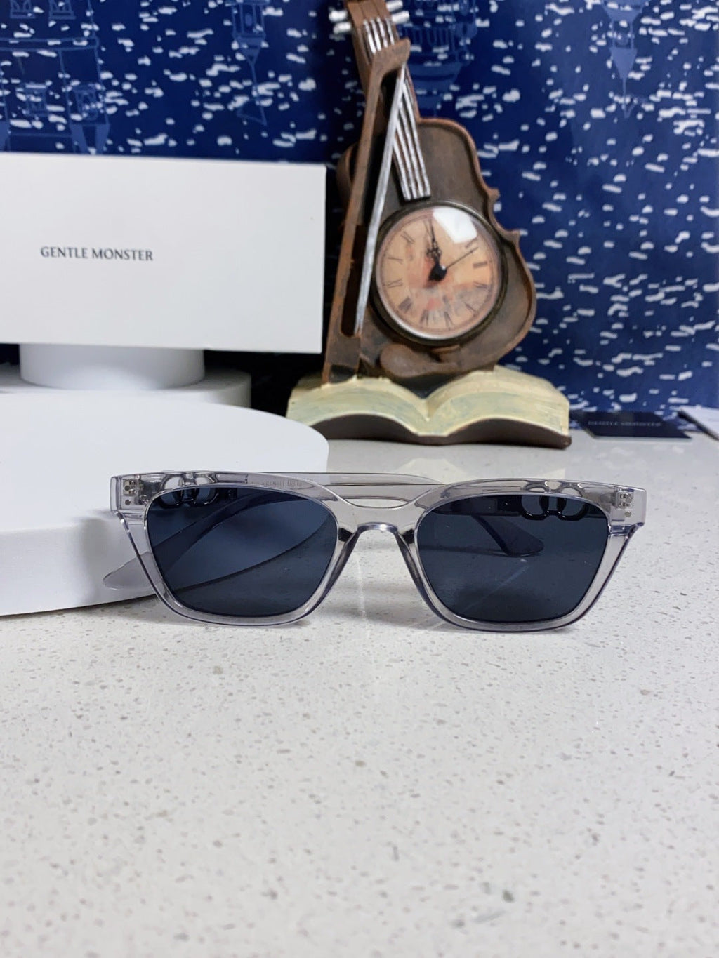 Gentle Monster XOXO Square Blue Lens Sunglasses for Men & Women - 867258 - detail image 9