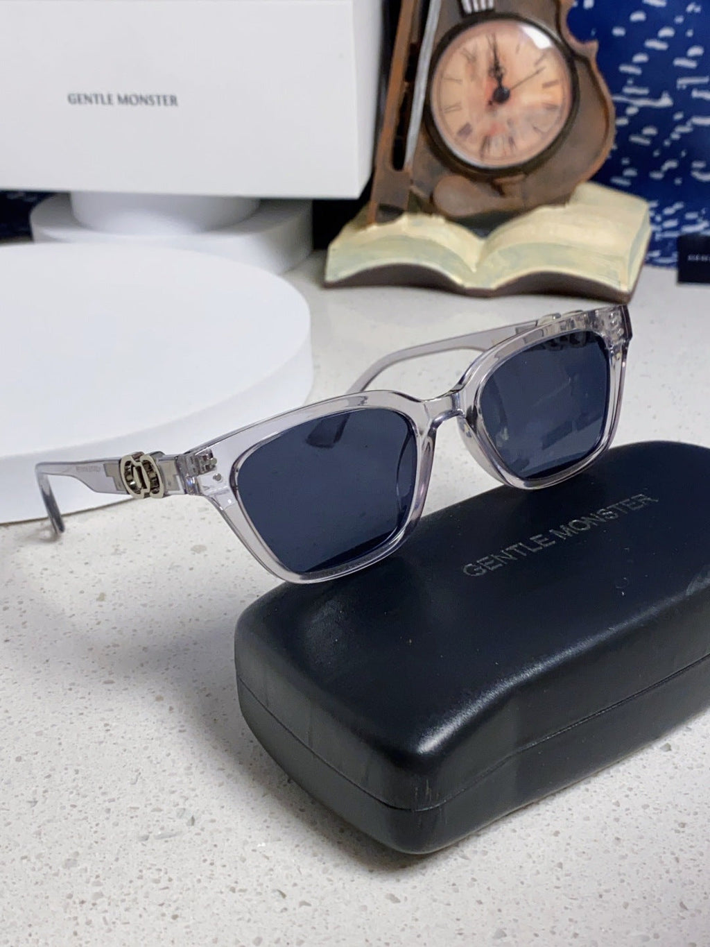 Gentle Monster XOXO Square Blue Lens Sunglasses for Men & Women - 416475 - detail image 10