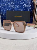 Balenciaga Square Red Lens Sunglasses for Men & Women - 158571