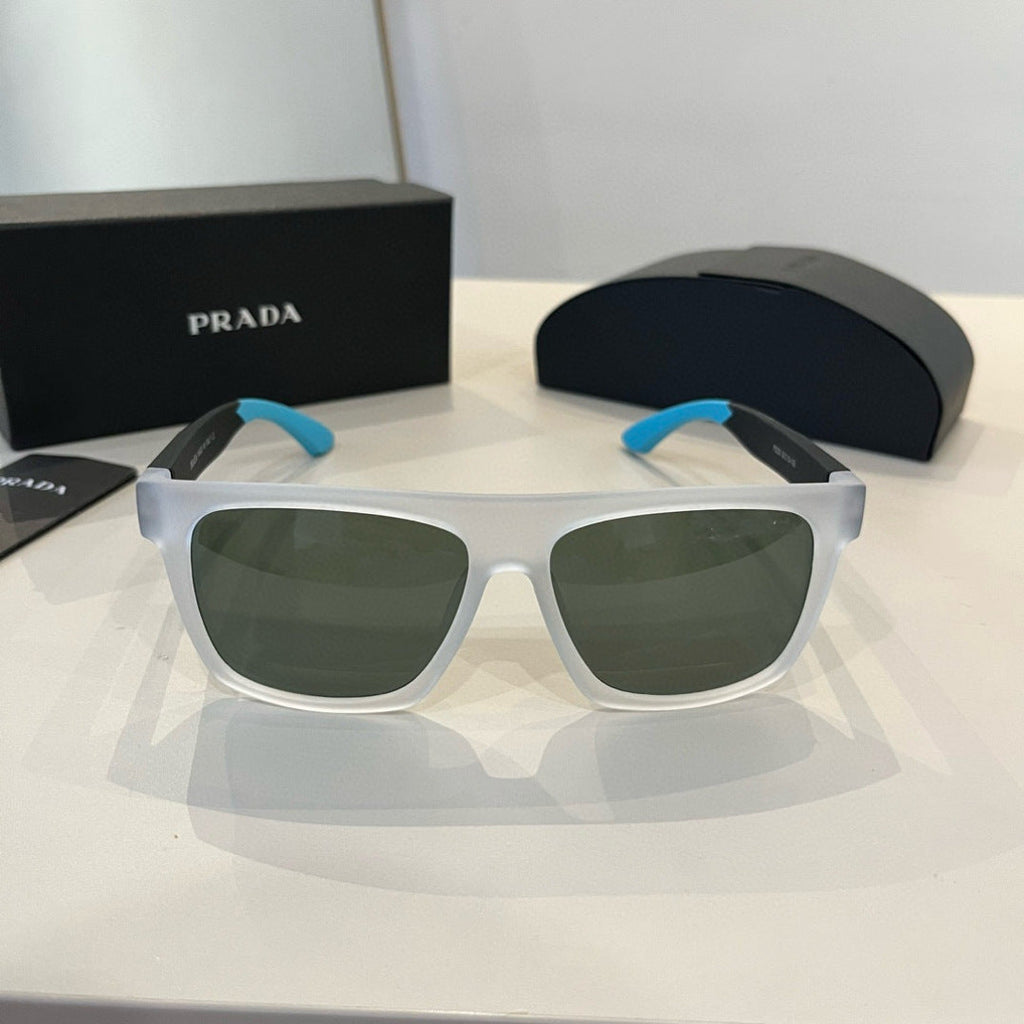 Prada Polarized Fashion Silver Lens Sunglasses for Men - 449350 - detail image 2