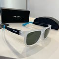 Prada Polarized Fashion Silver Lens Sunglasses for Men - 449350