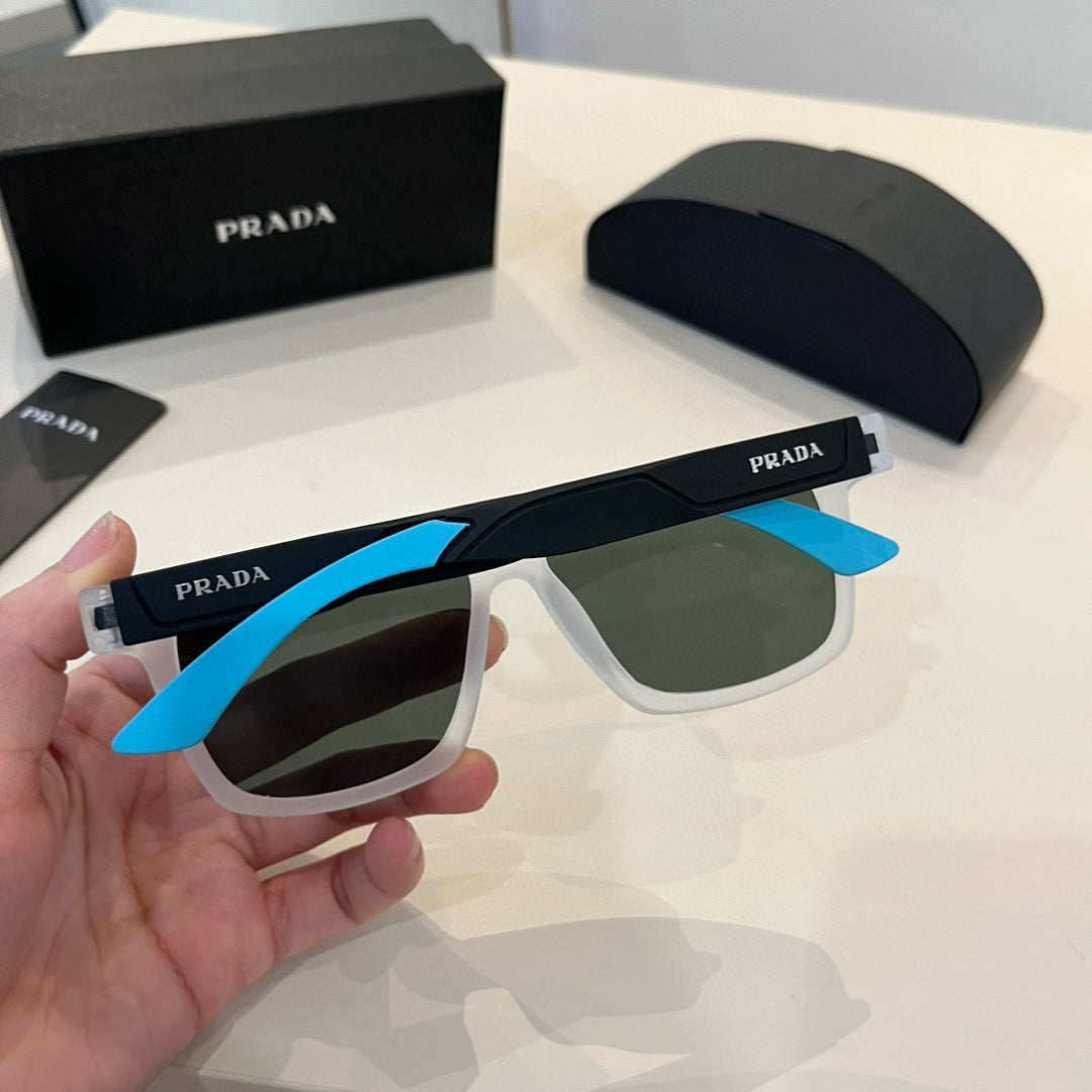 Prada Polarized Fashion Silver Lens Sunglasses for Men - 449350 - detail image 7