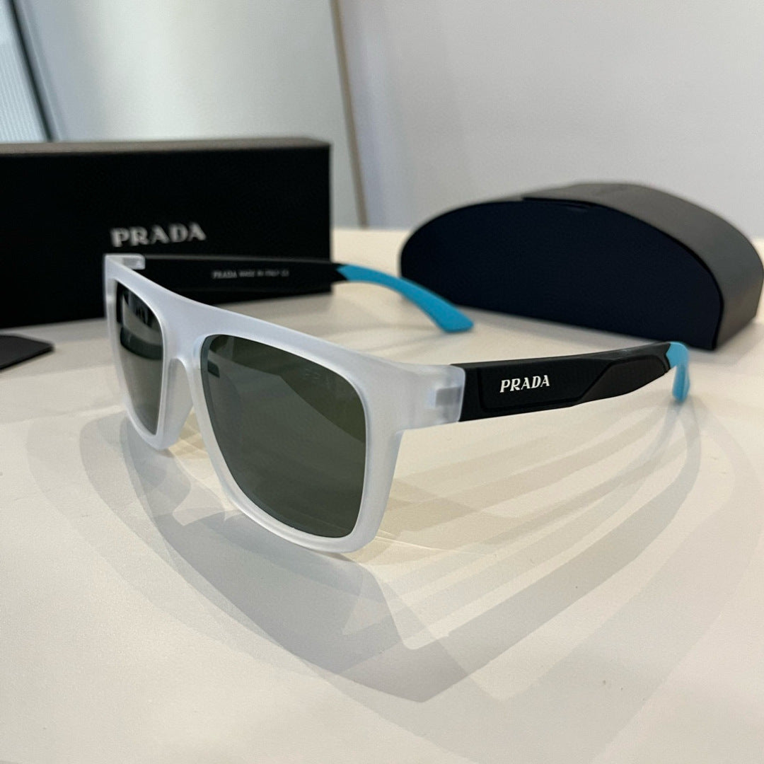 Prada Polarized Fashion Silver Lens Sunglasses for Men - 449350 - detail image 3