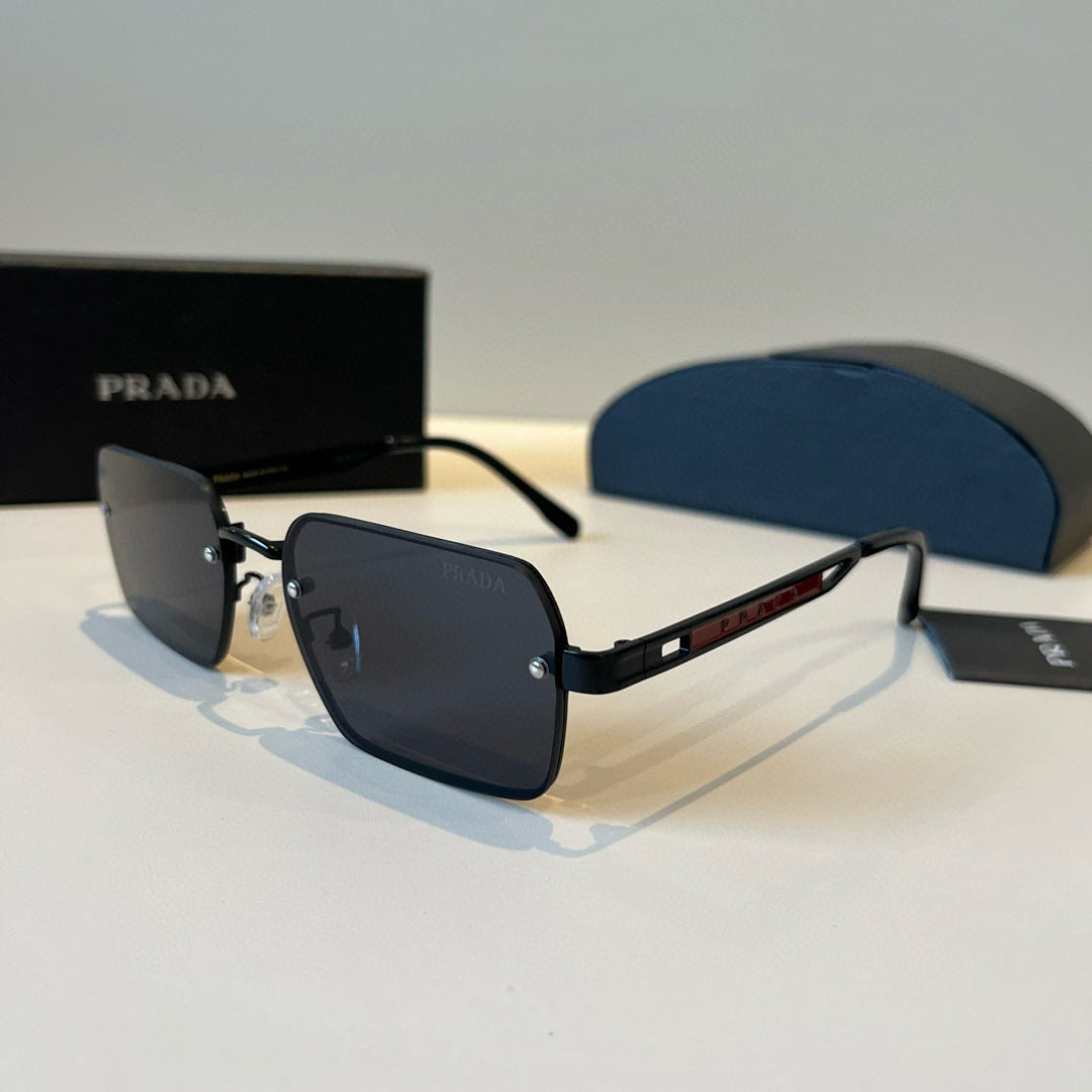 Prada Polarized Fashion Black Lens Sunglasses for Men - 432062 - detail image 3