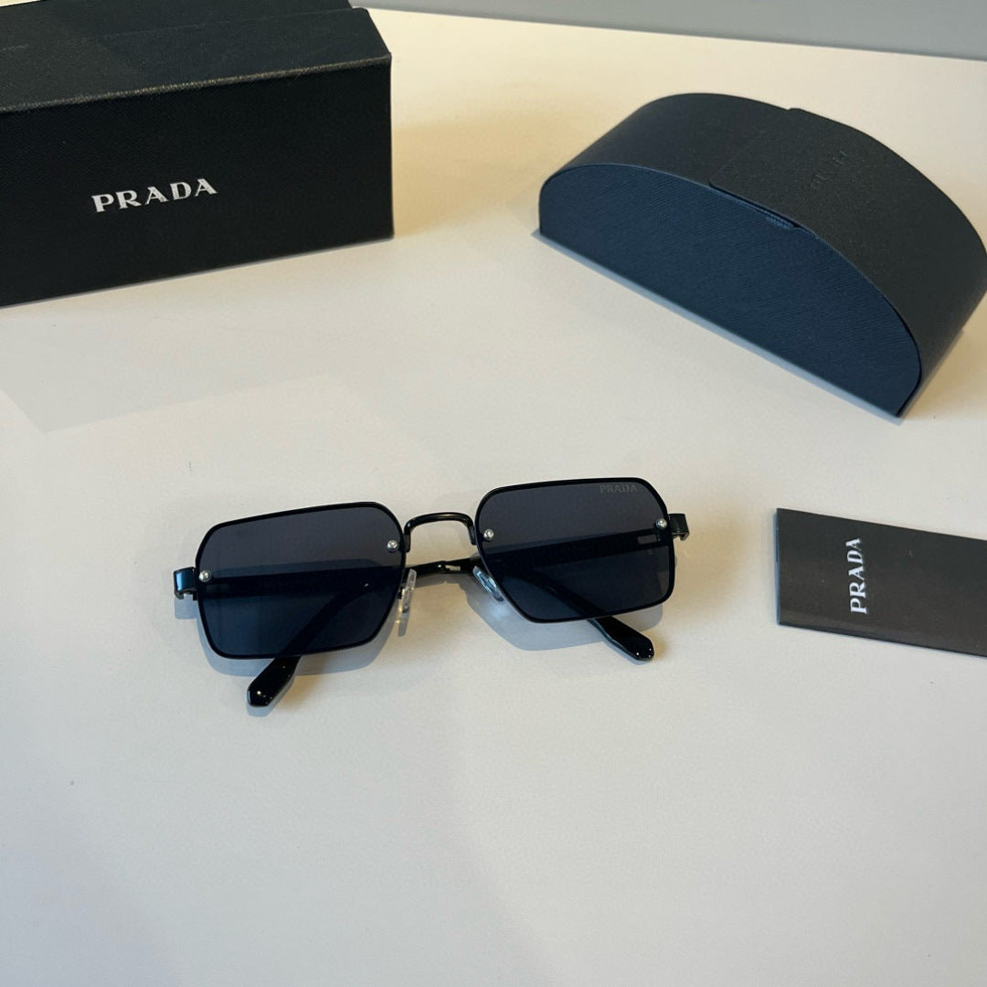 Prada Polarized Fashion Black Lens Sunglasses for Men - 432062 - detail image 4