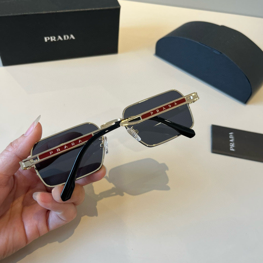Prada Polarized Fashion Silver Lens Sunglasses for Men - 432063 - detail image 8