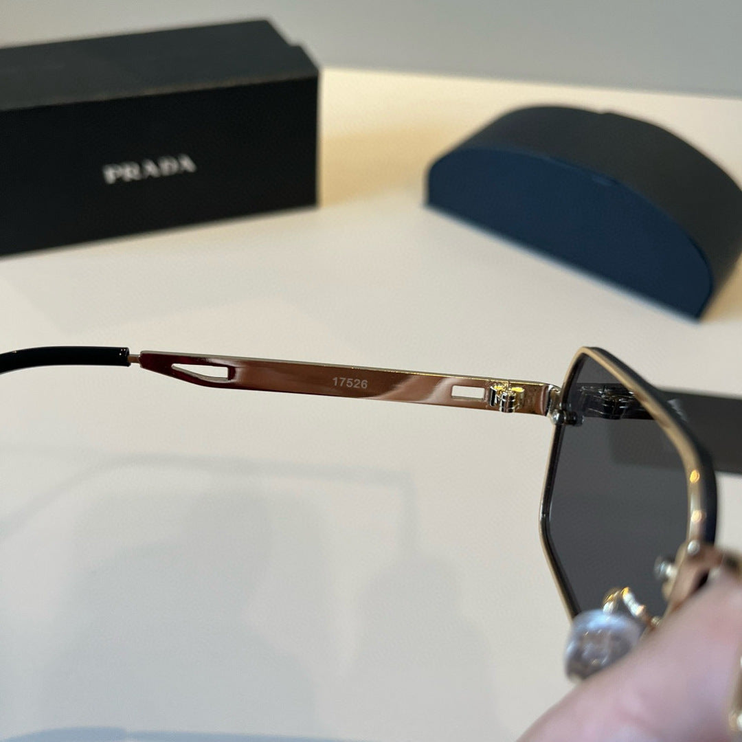 Prada Polarized Fashion Silver Lens Sunglasses for Men - 432063 - detail image 10