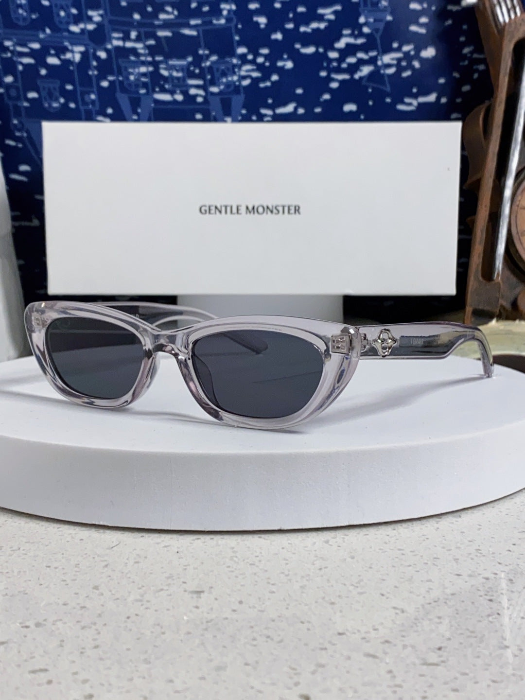 Gentle Monster 27AND7 Cat-Eye Silver Lens Sunglasses for Men & Women
