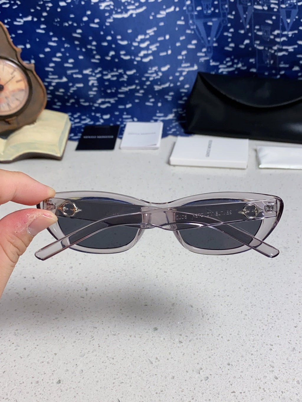 Gentle Monster 27AND7 Cat-Eye Silver Lens Sunglasses for Men & Women - detail image 5