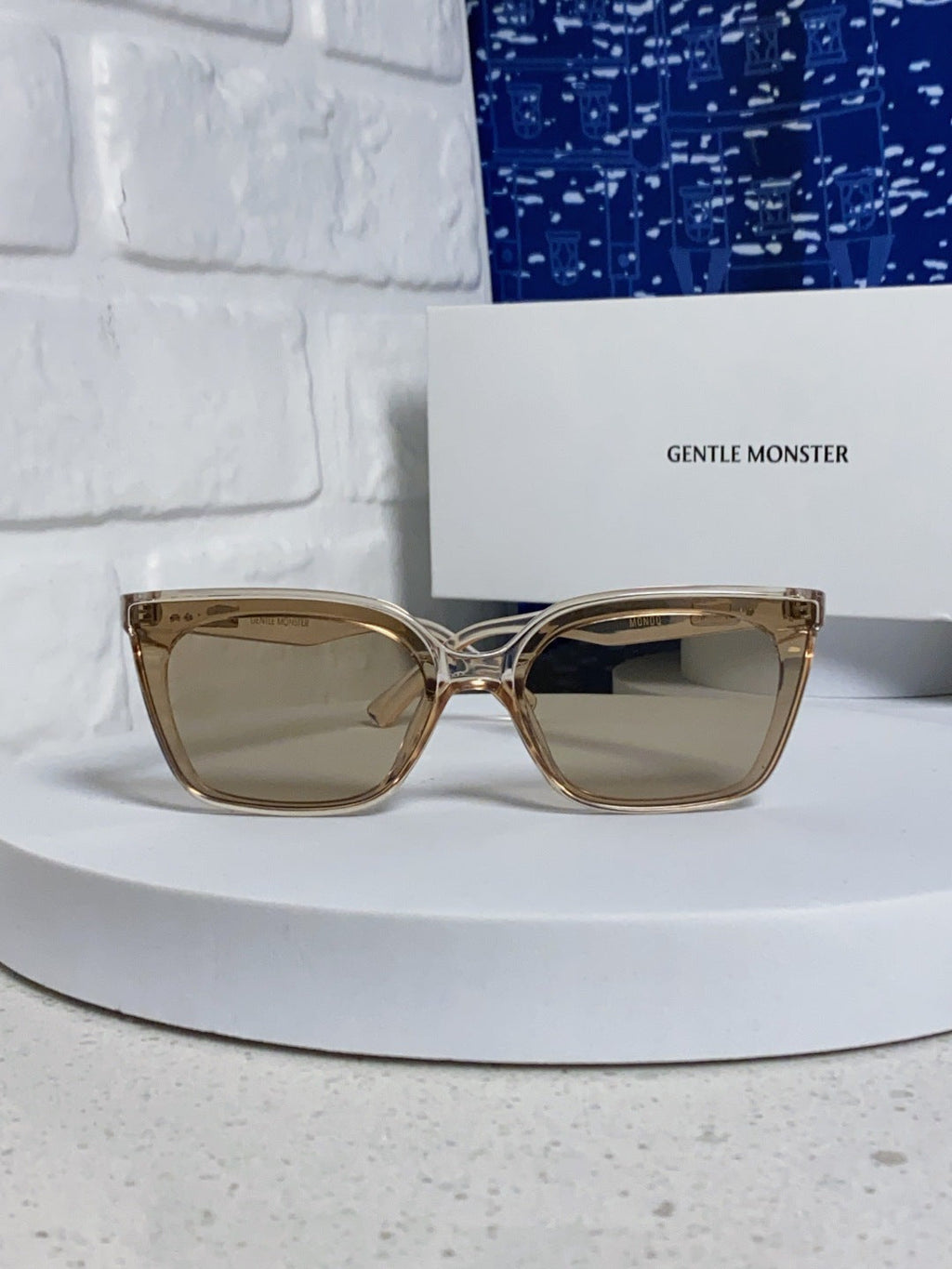 Gentle Monster MONDO Square Brown Lens Sunglasses for Men & Women - 358892 - detail image 2