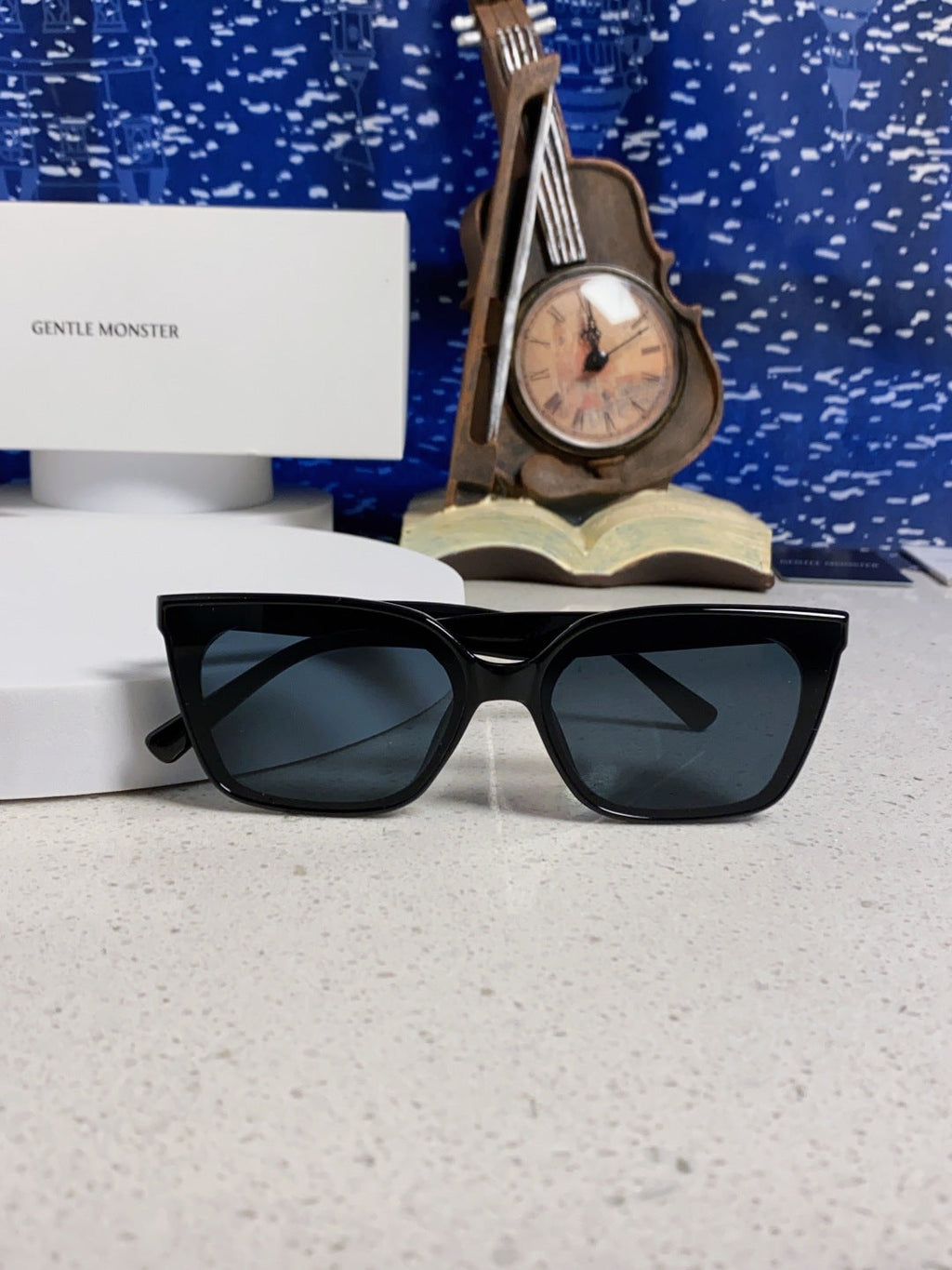 Gentle Monster MONDO Square Black Lens Sunglasses for Men & Women - 358895 - detail image 9
