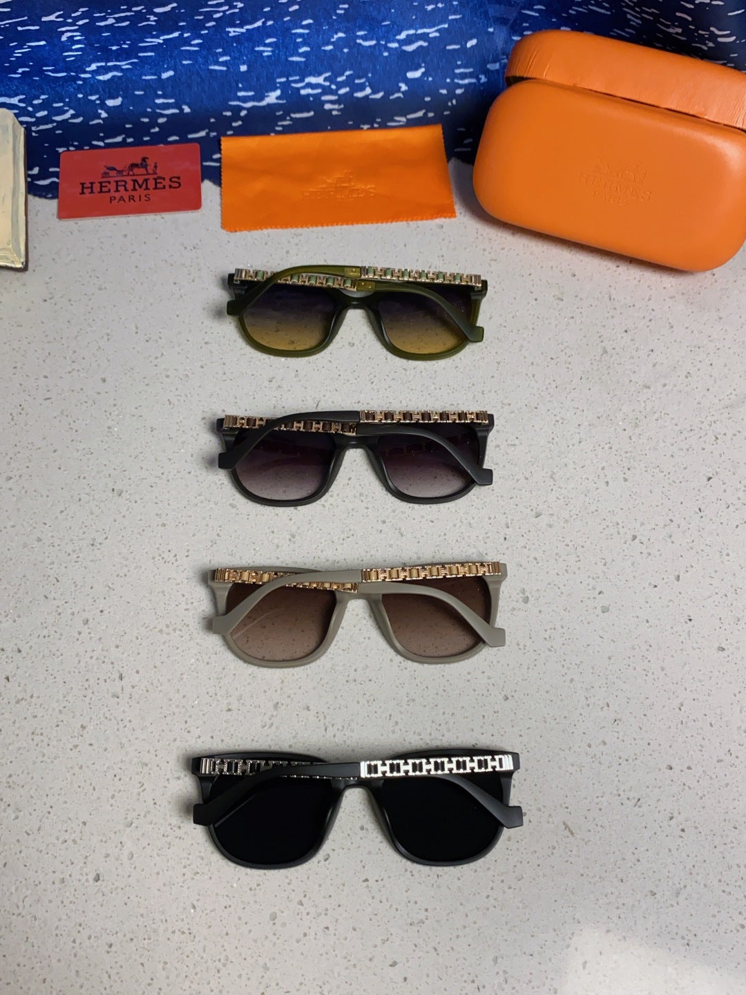 Hermès Fashion Black Lens Sunglasses for Women - 358935 - detail image 11