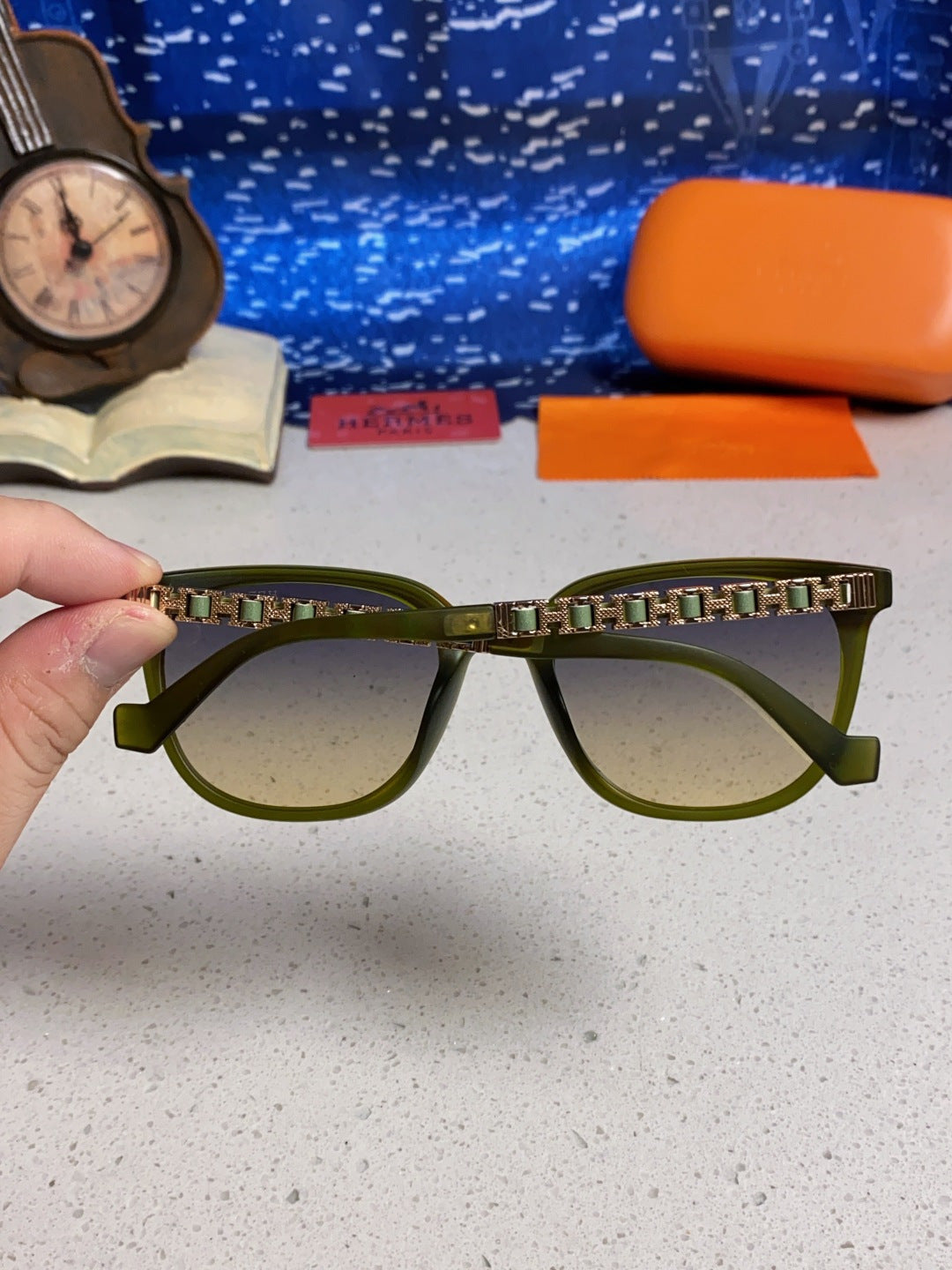 Hermès Fashion Brown Lens Sunglasses for Women - 488114 - detail image 5