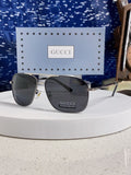 Gucci Polarized Aviator Black Lens Sunglasses for Men - 132287