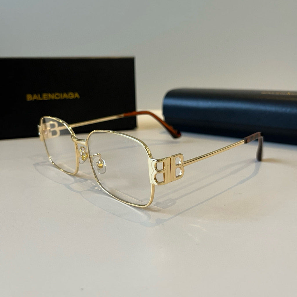 Balenciaga Rectangular Silver Lens Sunglasses for Men & Women - 382931 - detail image 3
