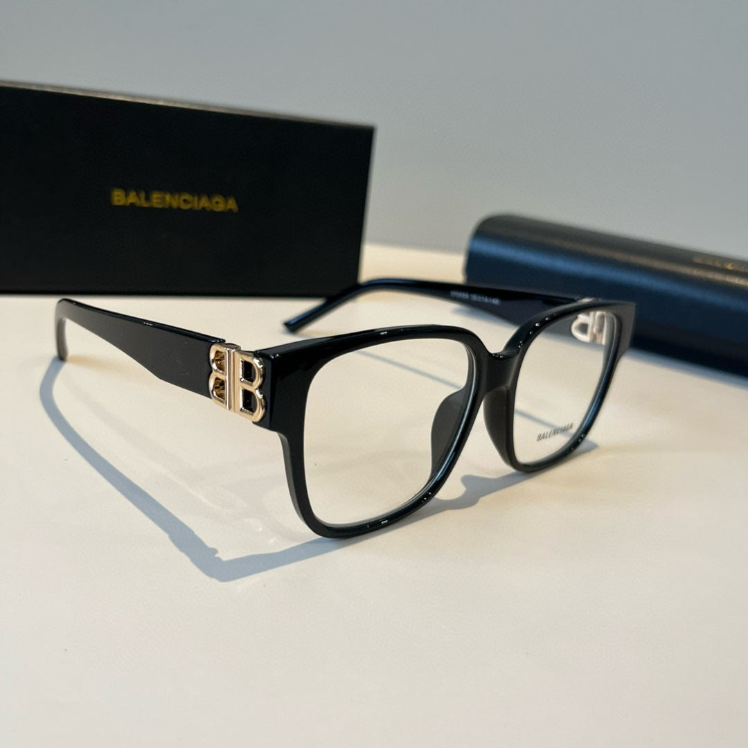 Balenciaga Folding Square Black Lens Sunglasses for Men & Women - 416090