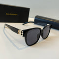 Balenciaga Folding Square Black Lens Sunglasses for Men & Women - 466036