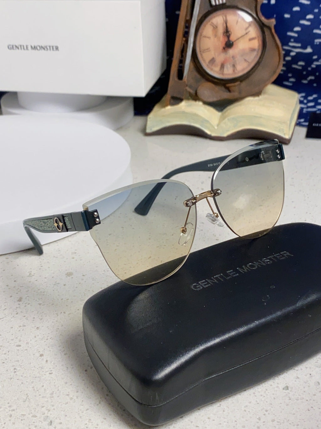 Gentle Monster 8194 Lightweight Rimless Silver Lens Sunglasses for Wo - 935507 - detail image 10