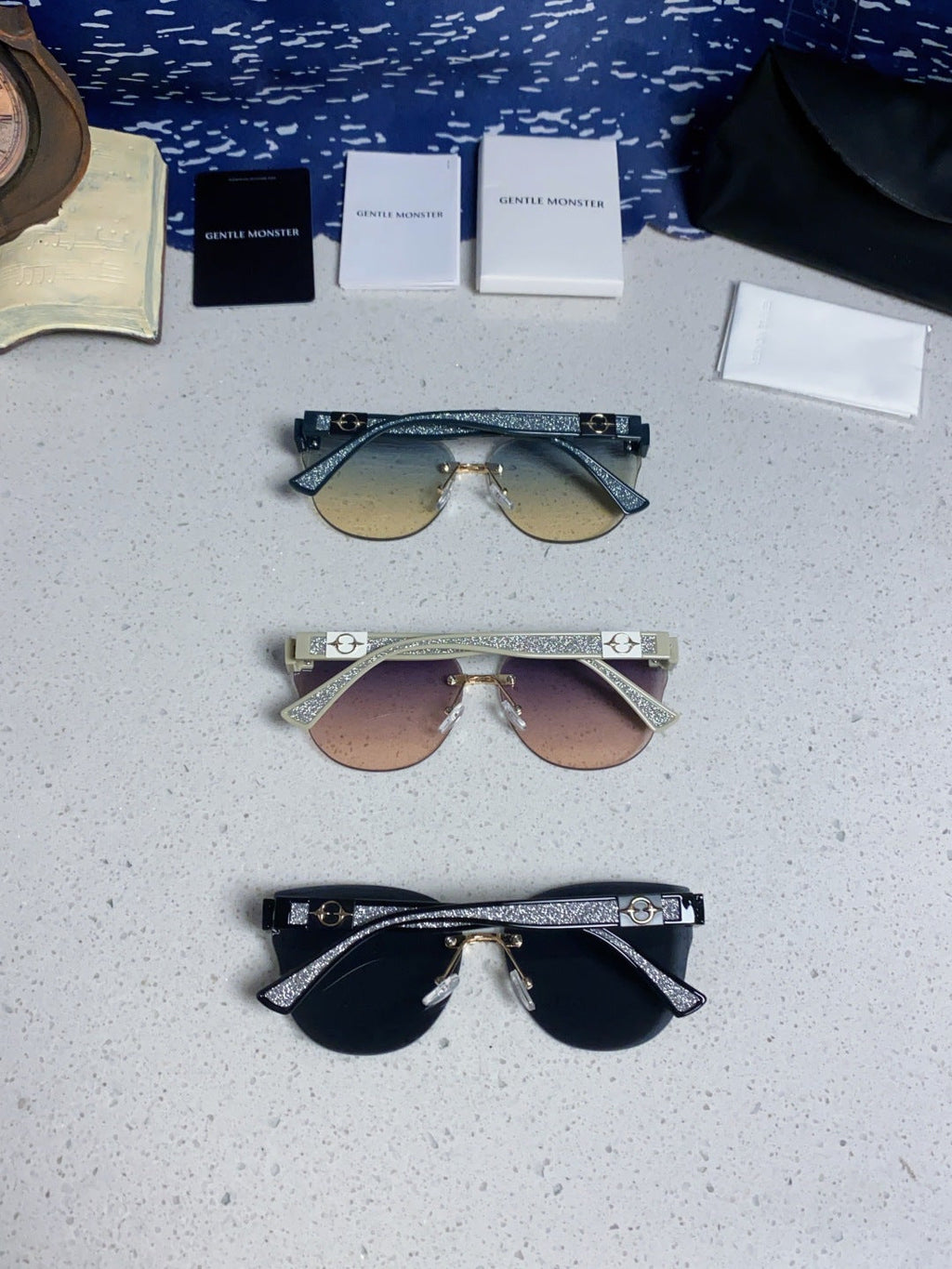 Gentle Monster 8194 Lightweight Rimless Silver Lens Sunglasses for Wo - 935507 - detail image 11