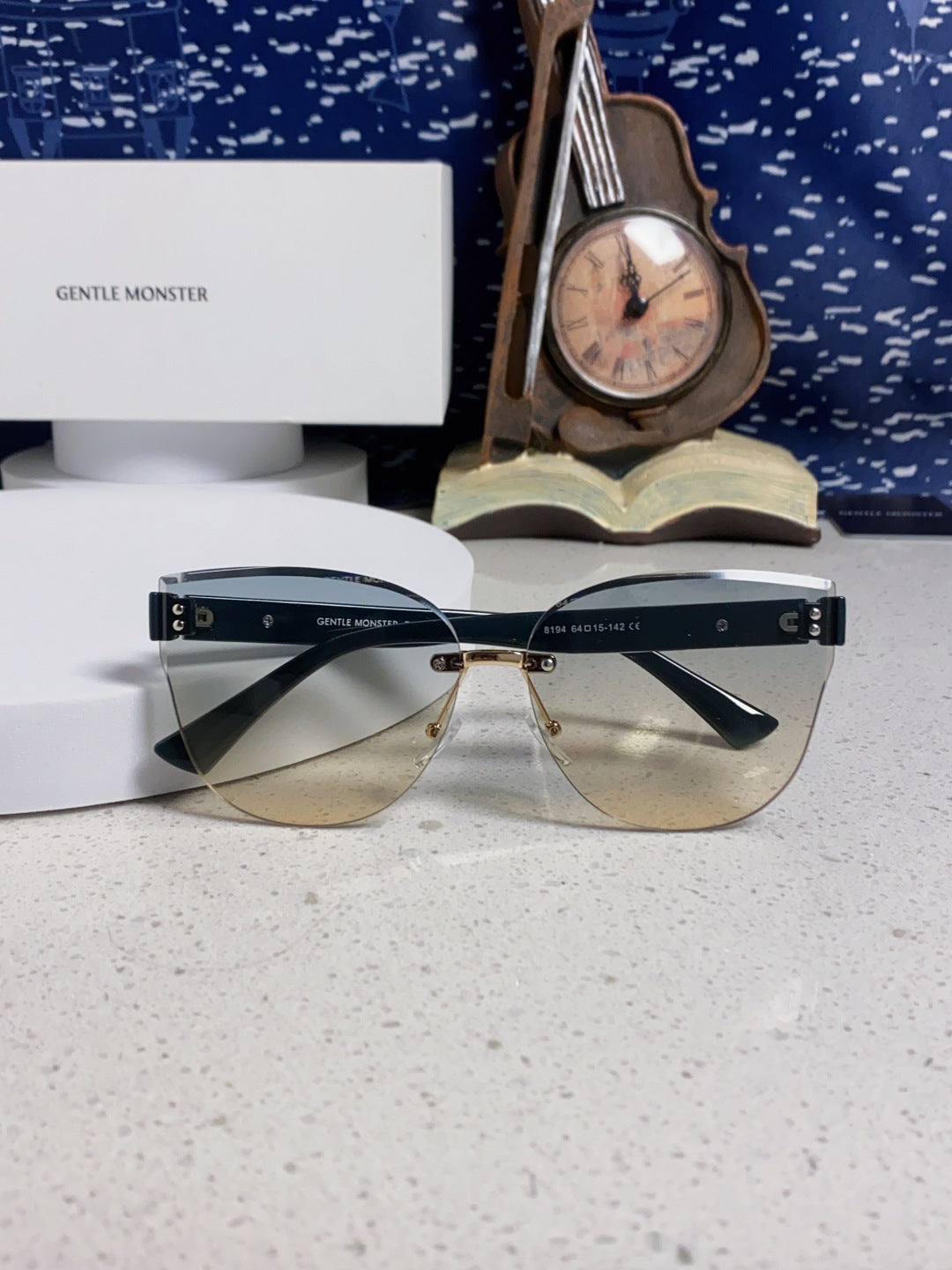 Gentle Monster 8194 Lightweight Rimless Silver Lens Sunglasses for Wo - 935507 - detail image 9