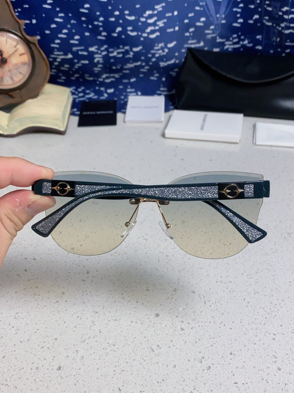 Gentle Monster 8194 Lightweight Rimless Silver Lens Sunglasses for Wo - 935507 - detail image 5